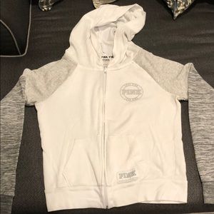 PINK zip up sweatshirt